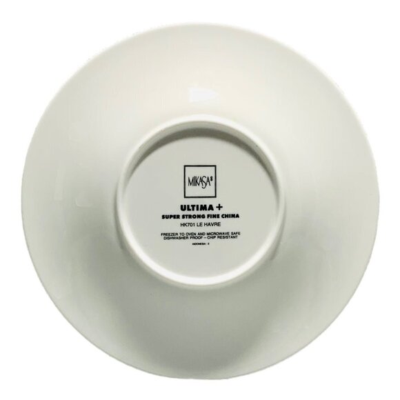 Mikasa Ultima Plus Le Havre Chop Dinnerware Soup Bowl, Salad Plate, Bread Plate - Picture 7 of 9